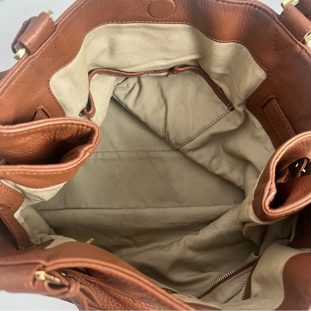 Tory Burch Tam Pebbled Leather Tote/Hobo bag purse